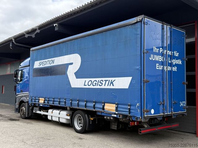 LKW mit Pritsche & Plane MERCEDES-BENZ Actros 1840 Klima Retarder ACC 7,6m MEGA Jumbo