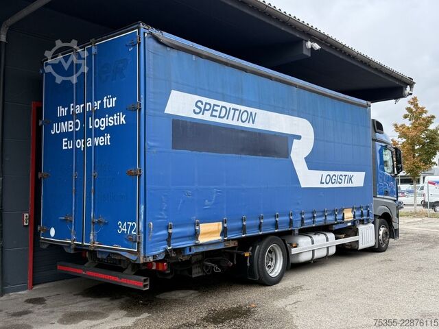 LKW mit Pritsche & Plane MERCEDES-BENZ Actros 1840 Klima Retarder ACC 7,6m MEGA Jumbo