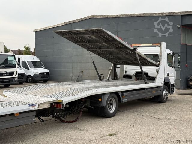 Autotransporter LKW MERCEDES-BENZ Atego 1230 Doppelstock 6,4m+4,65m Tempomat Klima
