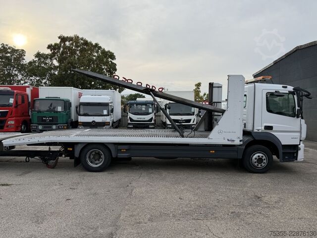 Autotransporter LKW MERCEDES-BENZ Atego 1230 Doppelstock 6,4m+4,65m Tempomat Klima
