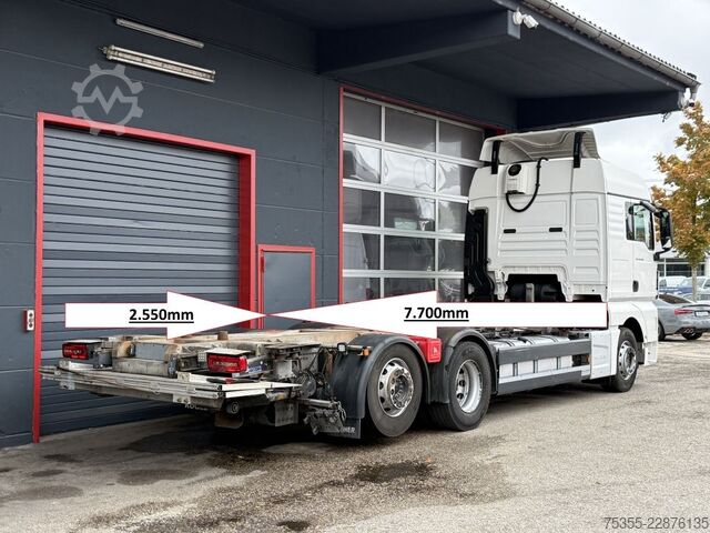 Swap body truck MAN TGX 26.460 6x2 Retarder Luft/Lift ACC Klima LBW