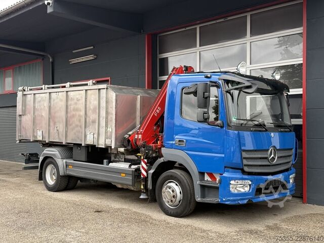 Kipper LKW MERCEDES-BENZ Atego 1524 Kadaver FASSI Kran Kipphydr. Klima