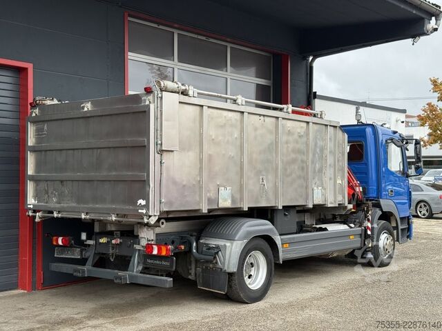 Kipper LKW MERCEDES-BENZ Atego 1524 Kadaver FASSI Kran Kipphydr. Klima