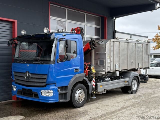 Kipper LKW MERCEDES-BENZ Atego 1524 Kadaver FASSI Kran Kipphydr. Klima