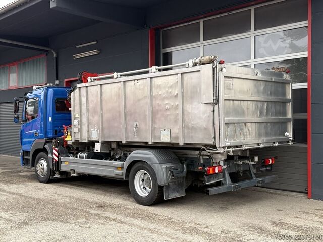 Viehtransporter LKW MERCEDES-BENZ Atego 1524 Kadaver FASSI Kran Kipphydr. Klima