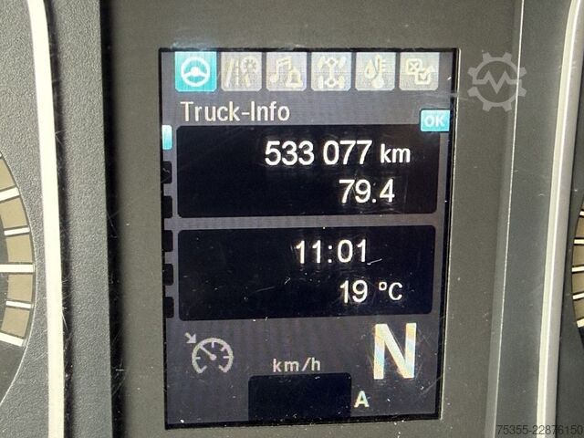 Viehtransporter LKW MERCEDES-BENZ Atego 1524 Kadaver FASSI Kran Kipphydr. Klima