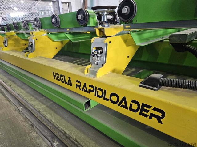 Flat glass cutting machine for large dim Hegla / Pannkoke Optimax 6133ES