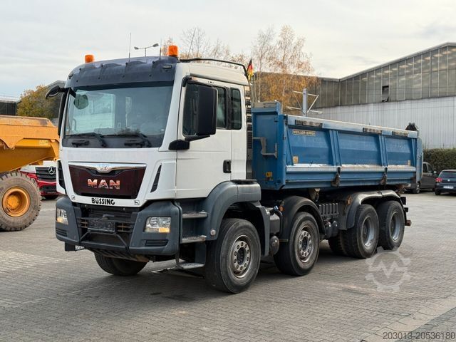 Tipper truck MAN TGS 35.440 DSK 8x4 Meiller Kipper Bordmatik