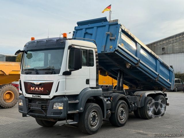 Tipper truck MAN TGS 35.440 DSK 8x4 Meiller Kipper Bordmatik