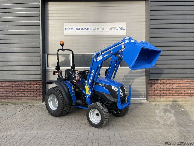 Solis 20 mini tractor NEW, option for turf tires – front loader SOLIS 20 minitractor NIEUW optie gazonbanden - frontlader