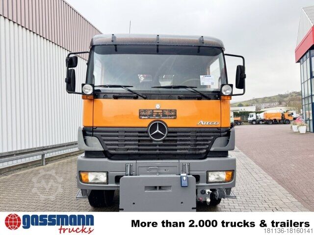 Kipper LKW Mercedes-Benz Atego 1828 AK 4x4, Winterdienstausstattung, Kran
