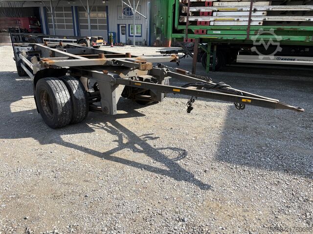 Swap chassis trailer x 15xLafette Zwilling Verzinkt lange Bälge