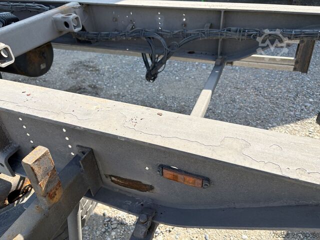 Swap chassis trailer x 15xLafette Zwilling Verzinkt lange Bälge