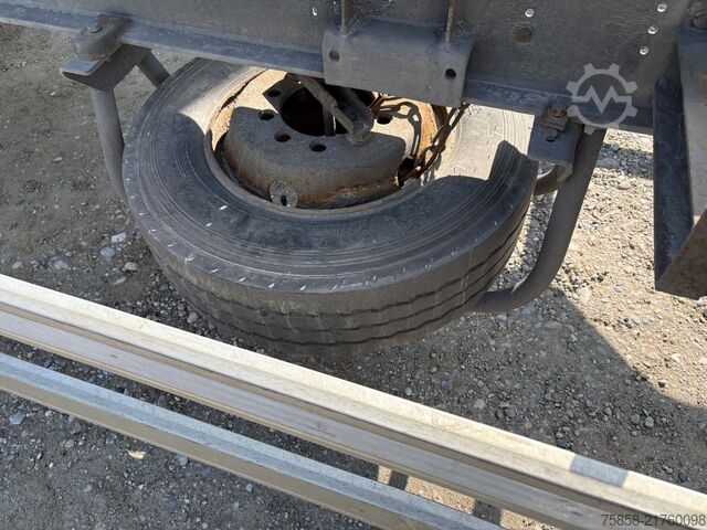 Swap chassis trailer x 15xLafette Zwilling Verzinkt lange Bälge