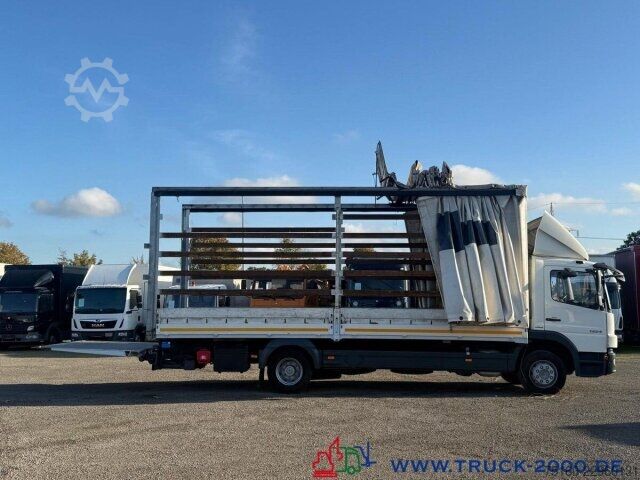 LKW mit Pritsche & Plane Mercedes-Benz Atego 1224 Schiebeplane L+R Edscha MBB LBW 1,5T