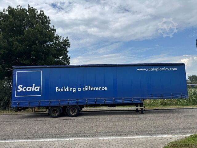 Semi-Tieflader Meert Semi Curtainside / SAF / Double Tires