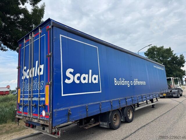 Semi-Tieflader Meert Semi Curtainside / SAF / Double Tires