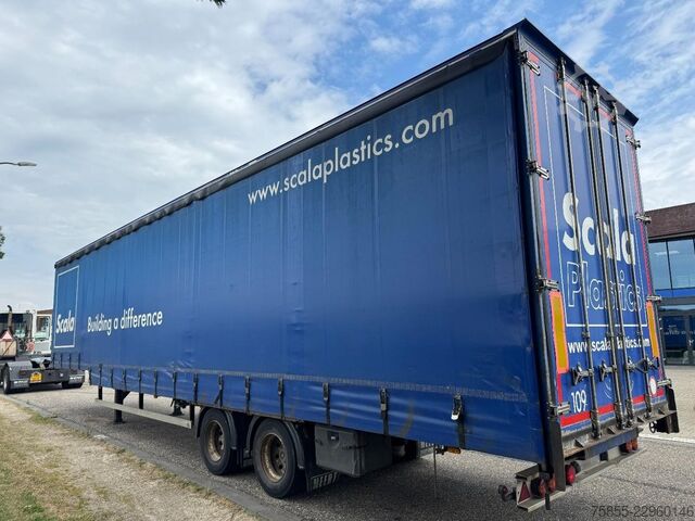 Semi-Tieflader Meert Semi Curtainside / SAF / Double Tires