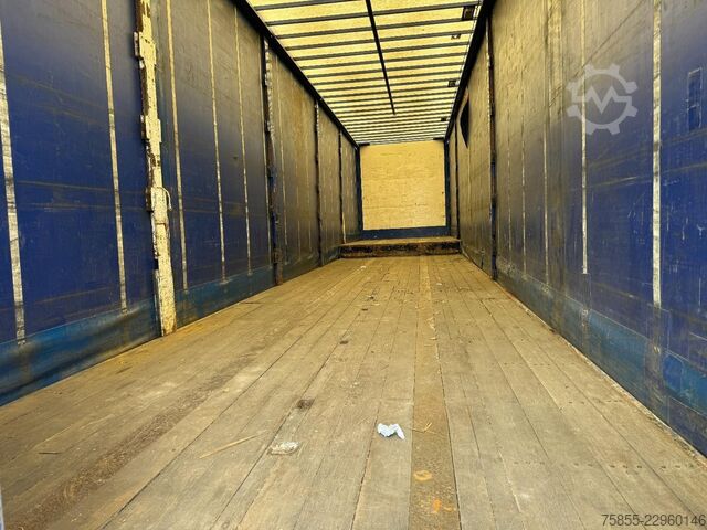 Semi-Tieflader Meert Semi Curtainside / SAF / Double Tires