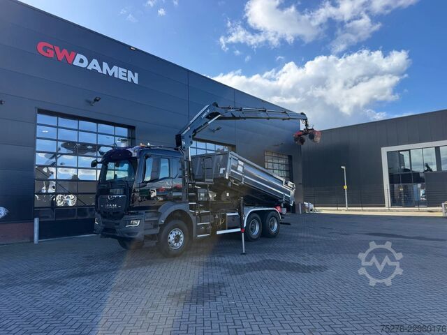 3-Seiten-Kipper MAN TGS 33.470 6x4 3 zijdige Kipper/ Hiab 188 B-3 E...