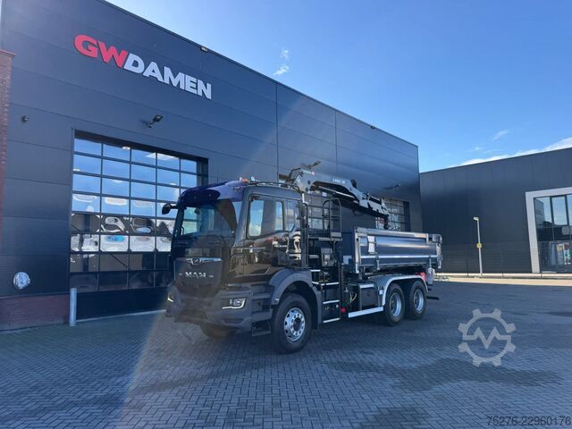3-Seiten-Kipper MAN TGS 33.470 6x4 3 zijdige Kipper/ Hiab 188 B-3 E...