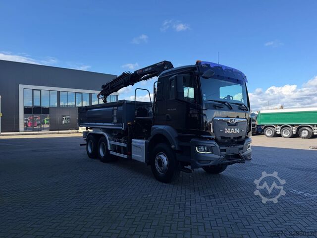 3-Seiten-Kipper MAN TGS 33.470 6x4 3 zijdige Kipper/ Hiab 188 B-3 E...