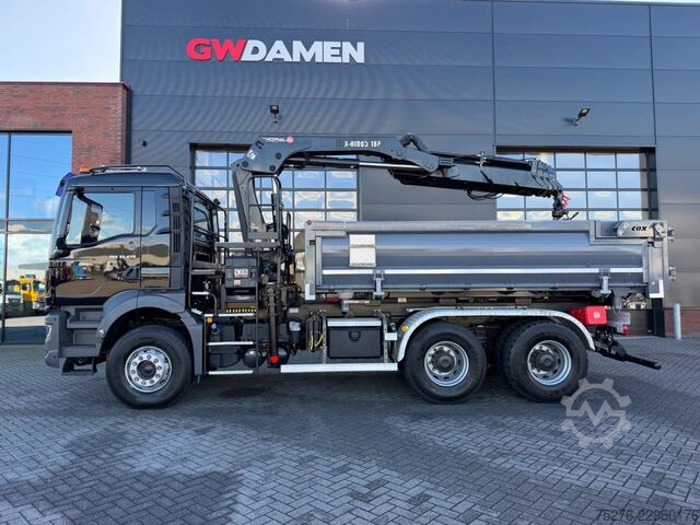 3-sided tipper MAN TGS 33.470 6x4 3 zijdige Kipper/ Hiab 188 B-3 E...