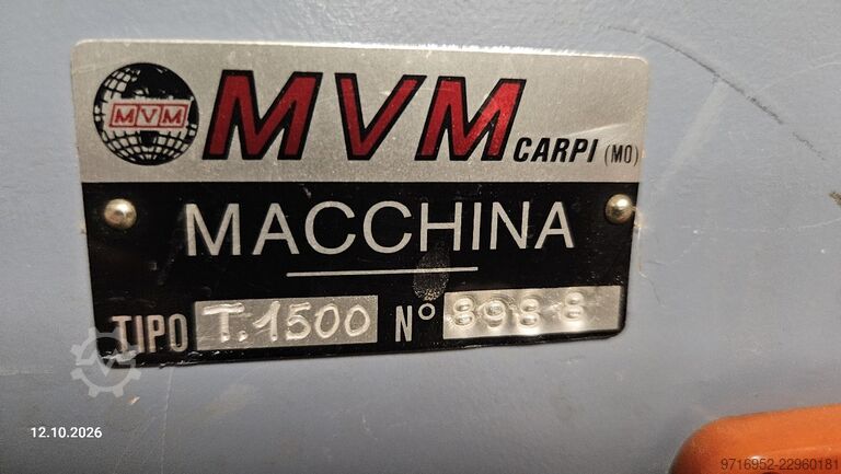 Lathe / woodturning lathe MVM T.1500