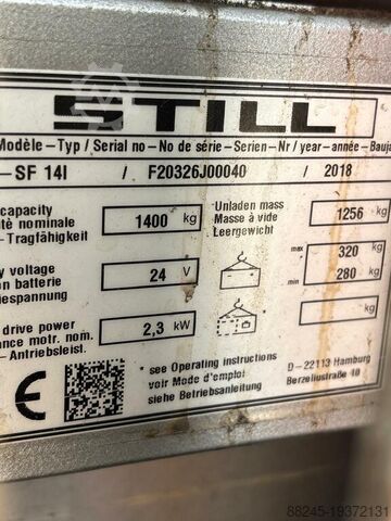 VS-22243 Electric stacker Still 5316mm bj2018 initial lift STILL EXVSF14i