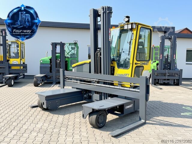 4-way forklift Combilift C4000ET TRIPLEX 6350 WIDE FORK POSITIONE