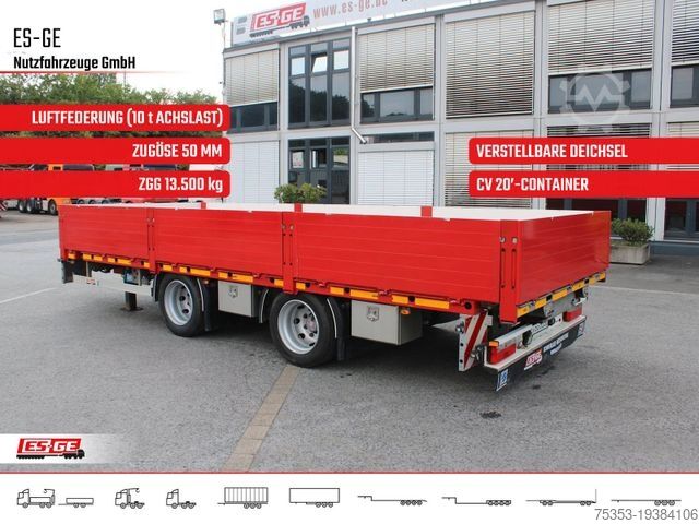 Arbeitsbühne Anhänger ES-GE Tandemanhänger - Containerverr.