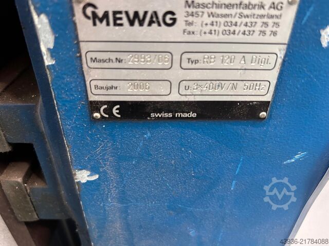 Tube bending machine MEWAG RB 120 A-Digi MEWAG RB 120 A-digi