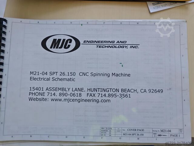 Spinning machine MJC M21-04 SPT-26.150 | 20 MJC M21-04 SPT-26.150