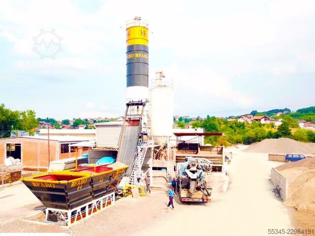 Concrete mixing plant / concrete plant FABO Concrete Batching Plant 60 m3 Compact Concrete Batching Plant