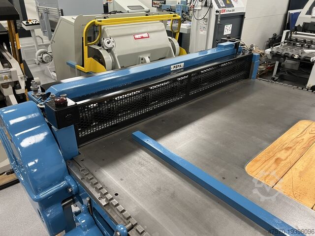 Rotierende Buchbinderschere, Guillotine Poma LS 1300 rotary bookbinding shears