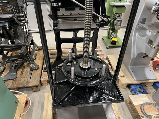 Book binding machine Karl Krause Large Bookbinding Press