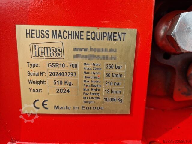 Heuss CW10  GSR10 700  Heuss CW10  GSR10 700