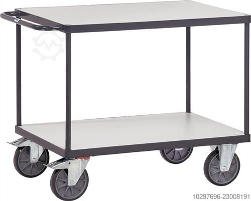 Table trolley with 2 shelves, dimensions L1000 x W700 mm – 1 piece  