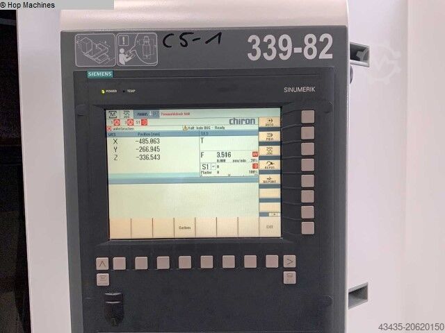 Milling machining centers - vertical CHIRON DZ12 W High Speed plus