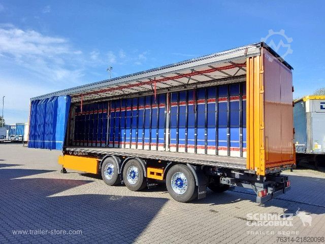 Auflieger mit Pritsche & Plane Kögel Curtainsider Standard Staplerhalterung Getränke