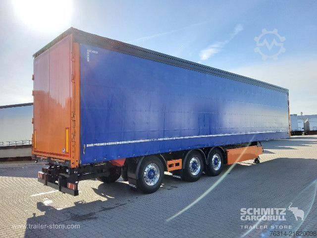Auflieger mit Pritsche & Plane Kögel Curtainsider Standard Staplerhalterung Getränke