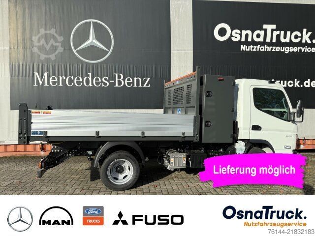 Tipper van FUSO 3C15 Hinterkipper+Box Klima,AHK 3,5t,Diff.-Sp.