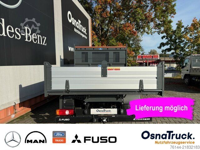 Tipper van FUSO 3C15 Hinterkipper+Box Klima,AHK 3,5t,Diff.-Sp.