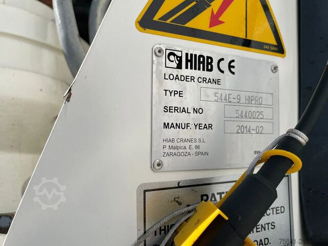 Crane truck Volvo FH 540 8x4 HIAB 554E-9 HIPRO