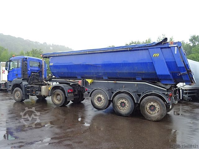Standard tractor unit MAN 18.460 TGS*4X4*kpl. Zug*Meierling 24m³ HalfPipe
