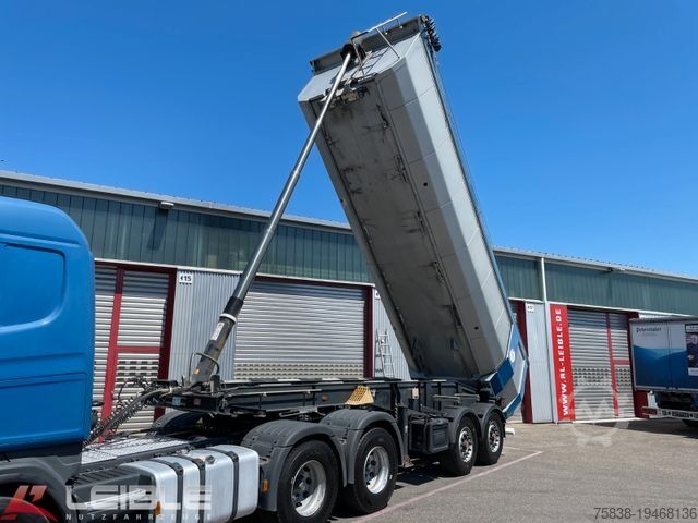 Tipper semitrailer SCHWARZMÜLLER SM*26m³ Thermo Mulde*E-Verdeck*BPW  Achsen*