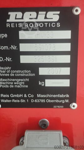 Industrial robot Reis Robotics RV130 + RS5