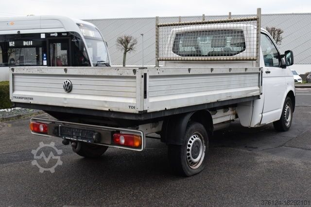 Pick-up van Volkswagen T5 Transporter Pritsche Einzelkabine Tieflader