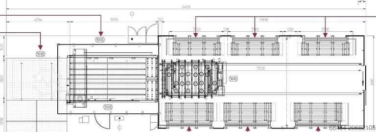Glaszuschnittlinie mit Beschicker LISEC LBR+ATHD+GFB37-33+BTS37-33