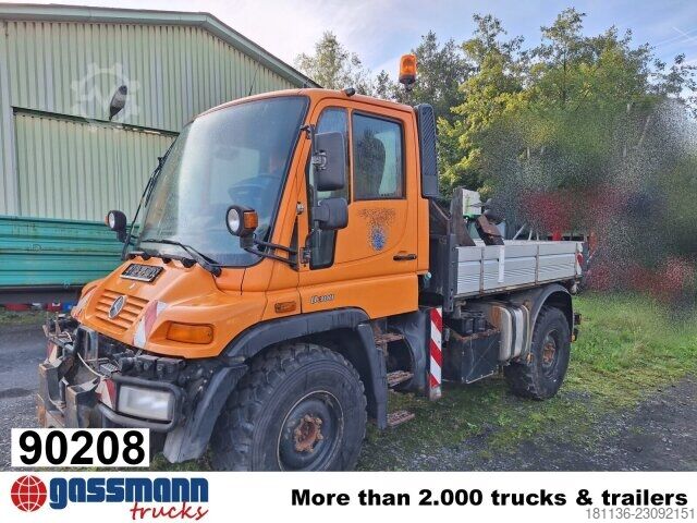 Spezial-LKW Unimog U300 405/20 4x4, Frontzapfwelle, Kipper